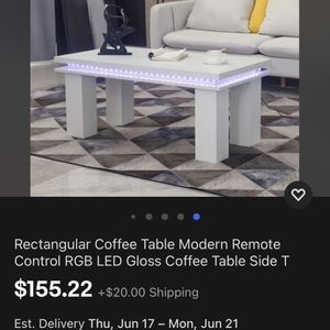 Left coffee table